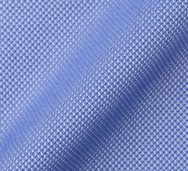 oxford nid d'abeille bleu moyen